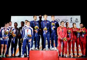 2022 Trail World Championships80k - mens team podium