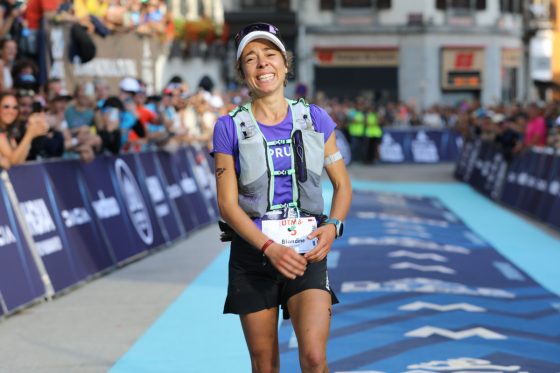 Blandine L'Hirondel - 2023 UTMB - third woman in chamonix