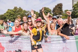 Robyn Cassidy - female winner - 2023 Montane Dragon's Back Race