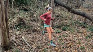 Best Base Layers for Women - trailrunning in the Paka Women’s Everyday Base Layer - feature photo