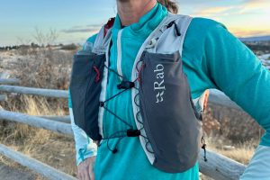 Rab Veil 6L Lightweight Running Vest - front detail
