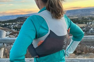 Rab Veil 6L Lightweight Running Vest - back view detail