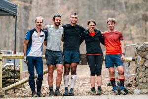 Greig Hamilton - Jared Campbell - Ihor Verys - Jasmin Paris - John Kelly - Finishers of 2024 Barkley Marathons