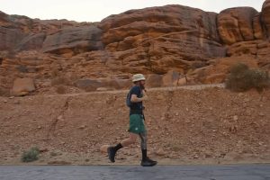 Russ Cook - Hardest Geezer - Project Africa - running in Algeria