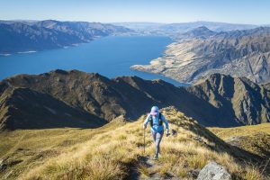 Best Sun Shirt for Running - wearing a sun shirt trail running