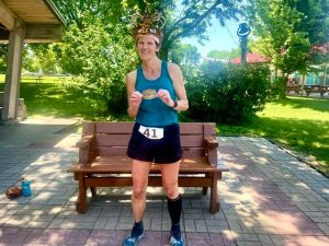 Stacey Buckley - 2024 Crown of the Crest 100 - first woman