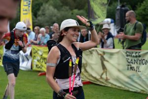 Marianne Hogan - 2024 Swiss Canyon Trail 111k champion