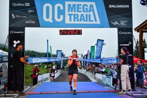 Anne Champagne - 2024 Quebec Mega Trail 100 Mile champion