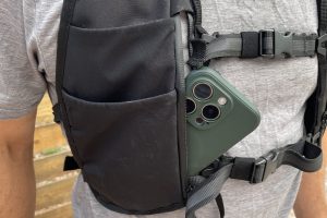 Zip Commute Pack - front pocket detail