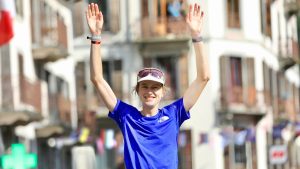 2024 UTMB - Katie Schide - women's winner and course record