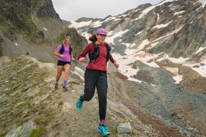Best Running Pants - running down a trail