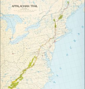 Appalachian Trail map