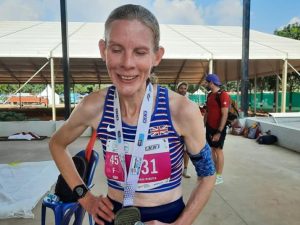 Sarah Webster - 2024 IAU 100k World Championships - third woman