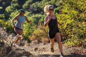Best Running Tank Tops for Women - Testing tank tops while trail running