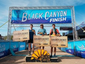 2025 Black Canyon 100k - men's podium