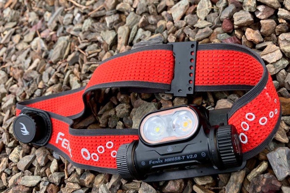 Best Running Headlamp - close-up of Fenix HL18R-T V2.0 Rechargeable Headlamp