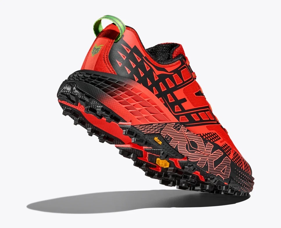 Hoka Speedgoat 2 - tomato - electric green