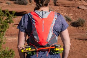 Salomon Adv Skin 12 with poles