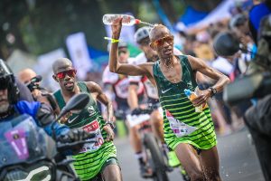 2025 Comrades Marathon - mens winner Tete Dijana