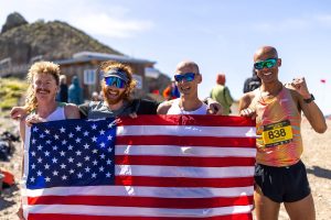 Team USA for the 2025 World Mountain Running Championships Uphill Race - Christian Allen - Joseph Gray - Cam Smith - Tyler McCandless