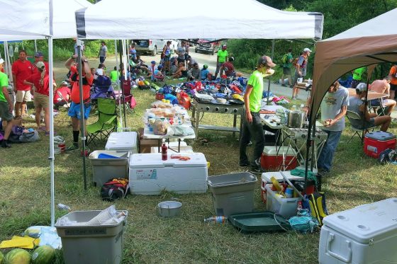 Camp 10 Bear aid station - Vermont 100 Mile
