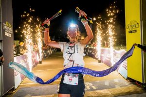 Céline Finas - 2025 Trail Verbeier St. Bernard 87 Mile women's winner