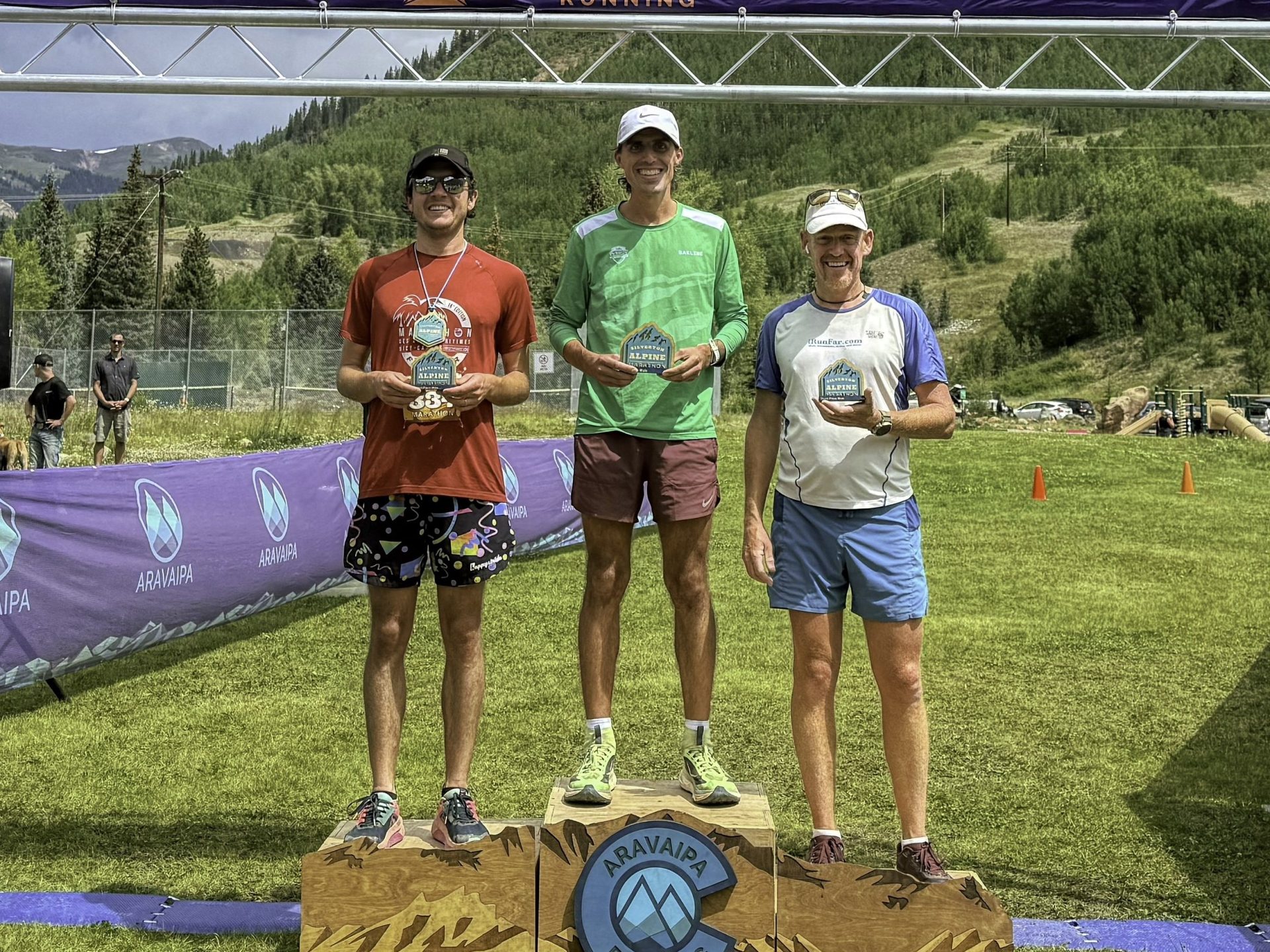 2025 Silverton Alpine Marathon - men's podium