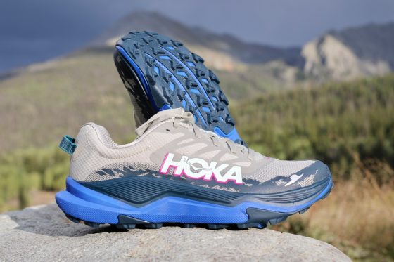 Best Road-to-Trail Shoes - close-up of Hoka Torrent 4