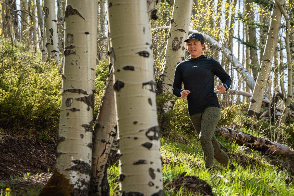 Running in the trees in spring - Hannah Green