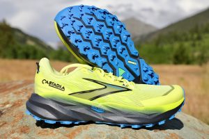 Best Road-to-Trail Shoes - close-up of Brooks Cascadia 19