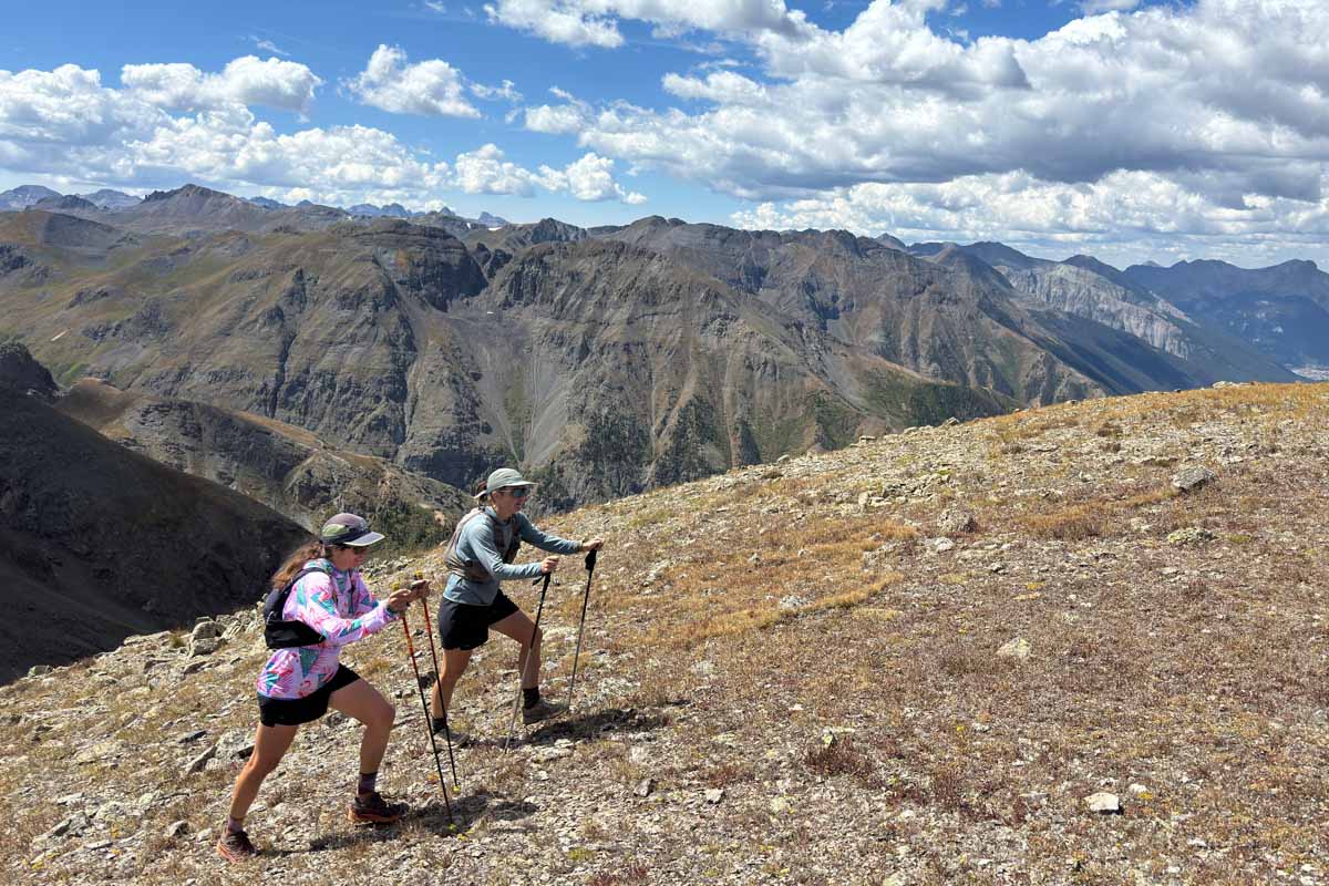 Hannah and Eszter - San Juan Mountains - Colorado