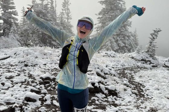 Elyria Kabasenche 2025 Rainbow Ridge 50k - women's winner - 1