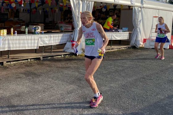 Sarah Webster - 2025 IAU 24-Hour World Championships - women's champion running
