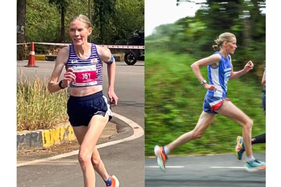 Sarah Webster running collage