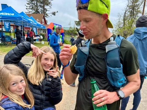 Gabe Joyes eating salty snacks