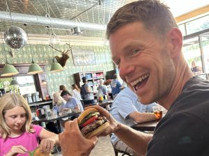 Jackson - Gabe Joyes eating burger