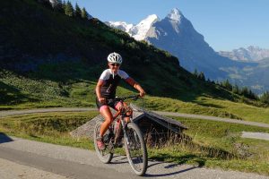 Nina Engelhard - riding a bike