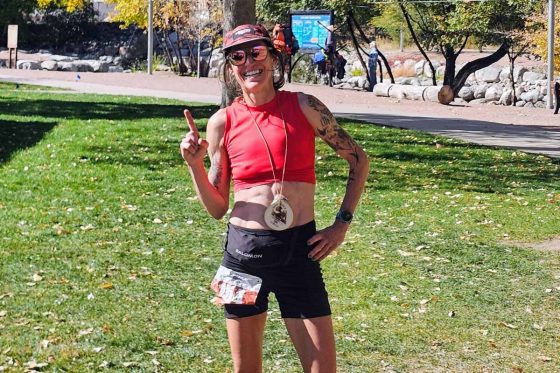 Natalie Nicholson - 2025 Bridge Burner 50k - women's winner