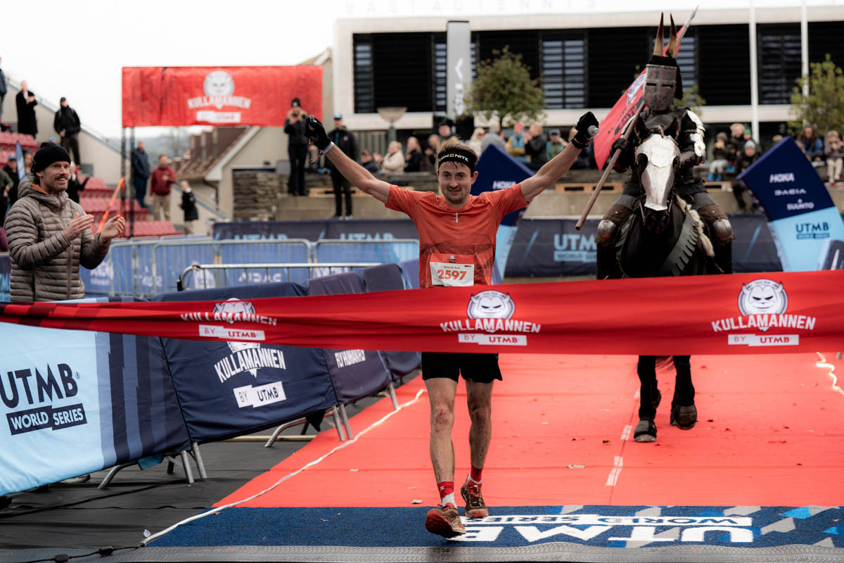 Oscar Claesson 2025 Kullamannen Seventh Seal 50k - men's winner