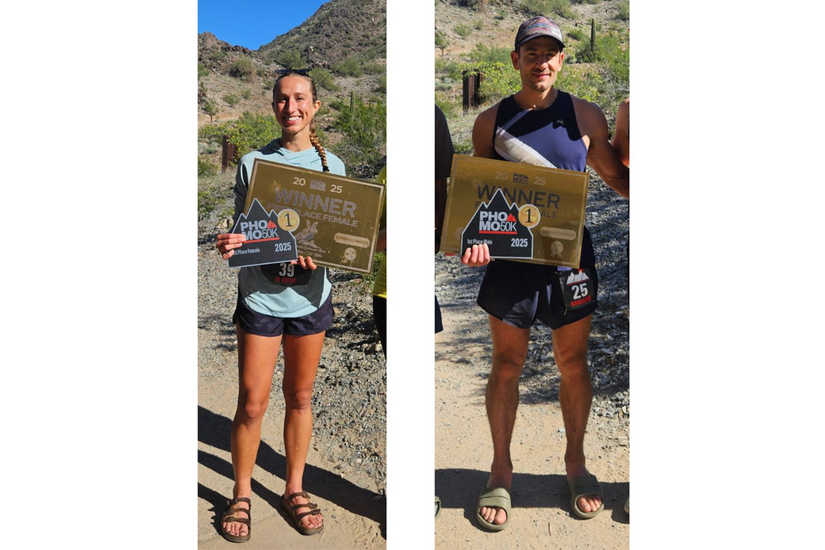 2025 PhoMo 50K women's and men's winner