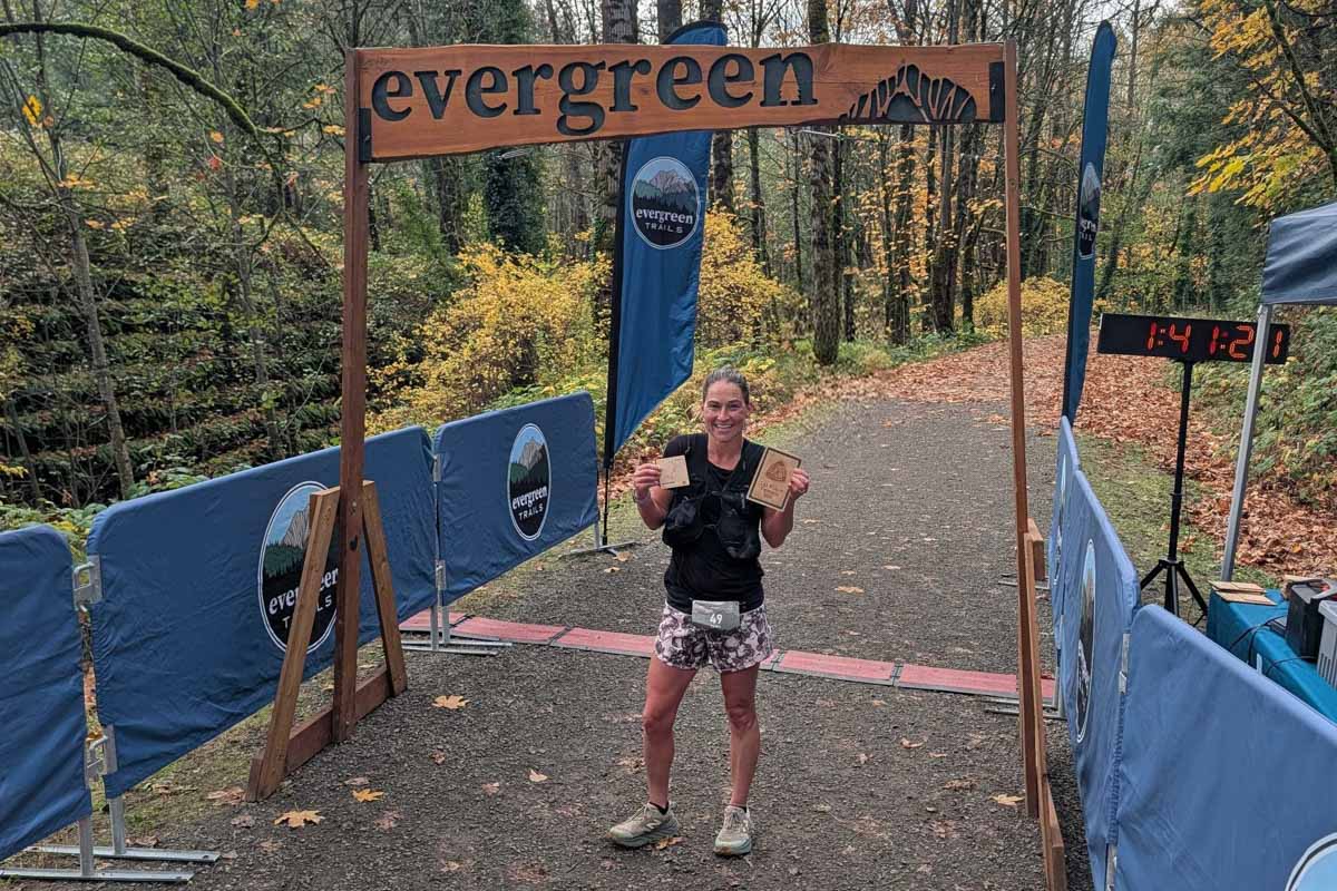 Tanya Russell - 2025 Grand Ridge Trail Run 50k - women's winner