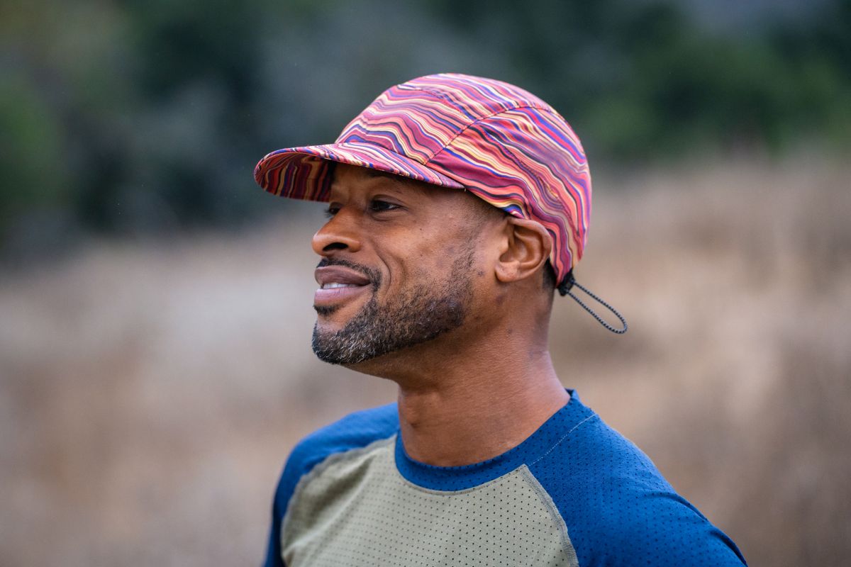 Best Running Hats - close-up of Janji AFO Hyperlight Cap
