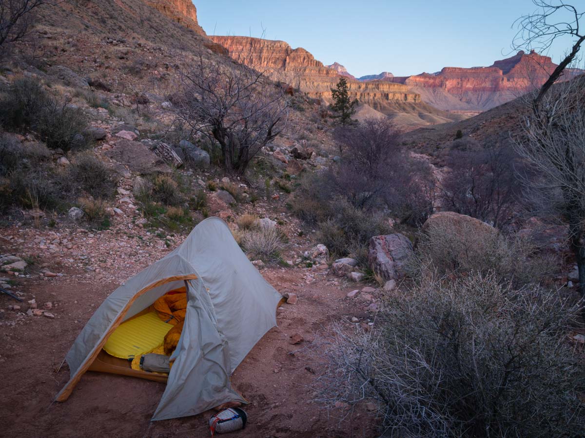 Best Ultralight Sleeping Pad - camp set up