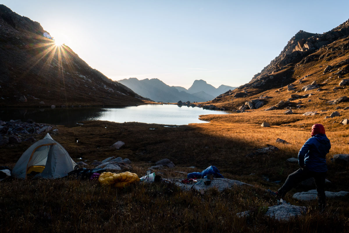 Best Ultralight Sleeping Pad - camp next to lake