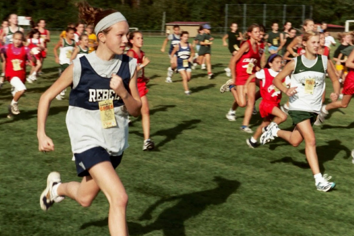 Abby Hall - running in middle school