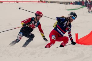 Cam Smith - 2025 ISMF Solitude World Cup - descending ahead of Canada