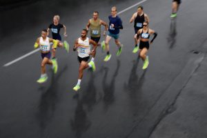 Hoka Cielo X1 3.0 - group on road