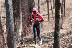 Coree Woltering wearing white shoes