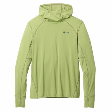 Janji Sunchaser 50 Hooded Long Sleeve - mens - light green