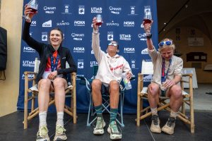2026 Chianti Ultra Trail by UTMB 120k womens podium - Courtney Dauwalter - Yngvild Kaspersen - Rachel Entrekin 2